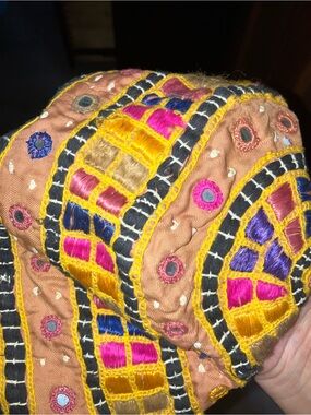 Hand Crafted skull Cap banjara taqiya India prayer cap